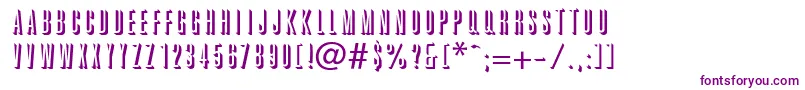 GraphikShadow Font – Purple Fonts on White Background