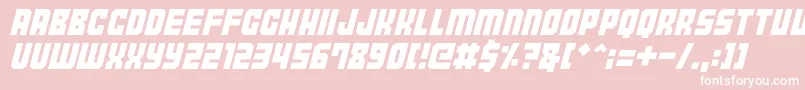 Tokyo2097 Font – White Fonts on Pink Background