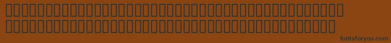 BodoniOrnamentsItcTt Font – Black Fonts on Brown Background