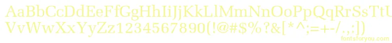 Meliorltstd-fontti – keltaiset fontit