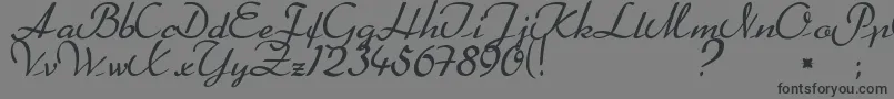 Betterheather Font – Black Fonts on Gray Background