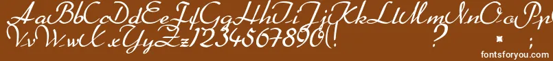 Betterheather Font – White Fonts on Brown Background