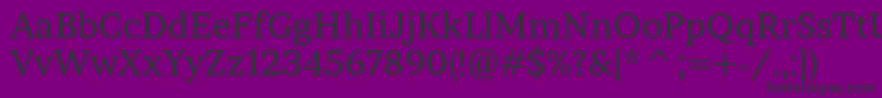 BrawlerRegular Font – Black Fonts on Purple Background