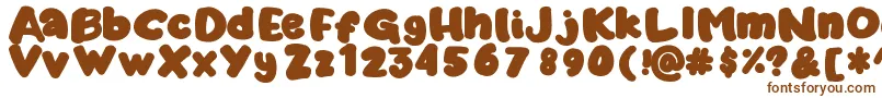 Marshykate Font – Brown Fonts on White Background