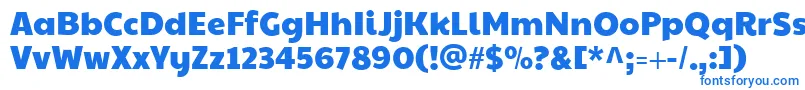 Шрифт Paytoneone – синие шрифты