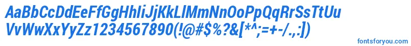 RobotoCondensedBoldItalic Font – Blue Fonts