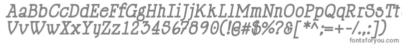 Шрифт HappyPhantomBoldItalic – серые шрифты