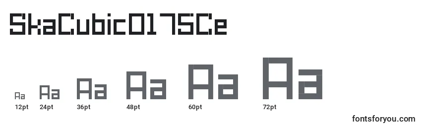 SkaCubic0175Ce Font Sizes