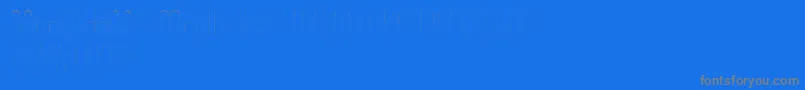 Шрифт Wonderlust – серые шрифты на синем фоне