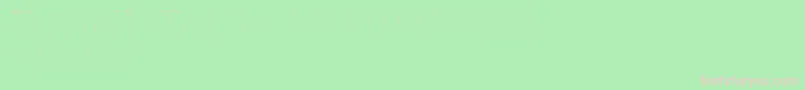 フォントWonderlust – 緑の背景にピンクのフォント