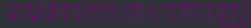 BoneRegular Font – Purple Fonts on Black Background