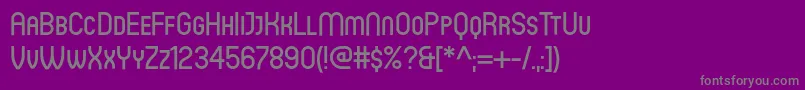 Шрифт CirculaMedium – серые шрифты на фиолетовом фоне