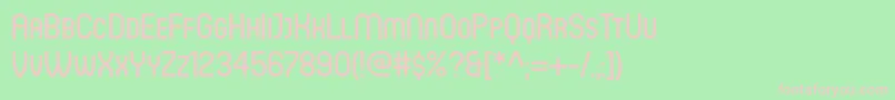 CirculaMedium Font – Pink Fonts on Green Background