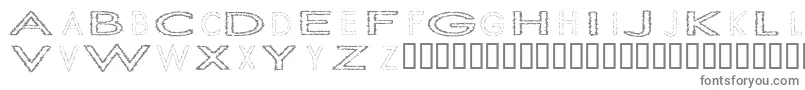 フォントSlurc – 白い背景に灰色の文字