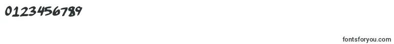 Chocolateicing Font – Fonts for Numbers and Digits