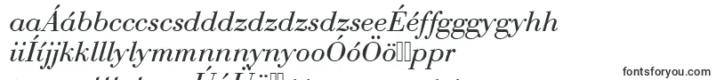 Шрифт EurobodtItalic – венгерские шрифты