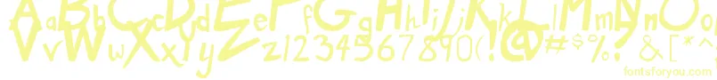 DirtyDuoBold Font – Yellow Fonts