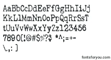 Wripetyter font – typewriter Fonts