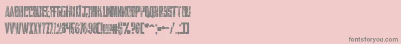 Falturaguerra Font – Gray Fonts on Pink Background