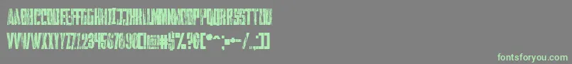 Falturaguerra Font – Green Fonts on Gray Background