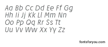 JosefReducedLightitalic Font
