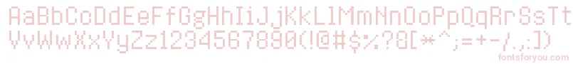 8bitoperatorplusRegular Font – Pink Fonts on White Background