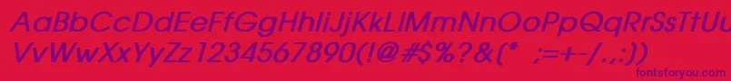 More about AvantgardeBoldItalic Font AvantgardeBoldItalic Font – Purple Fonts on Red Background