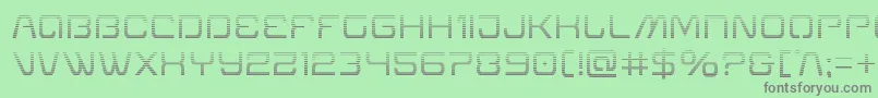 Miraclemercurygrad Font – Gray Fonts on Green Background