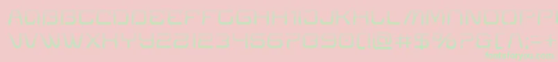 Miraclemercurygrad Font – Green Fonts on Pink Background