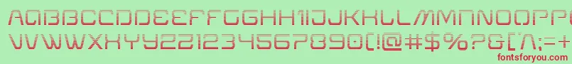 Miraclemercurygrad Font – Red Fonts on Green Background