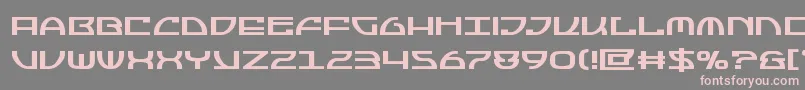 Jumptroopsbold Font – Pink Fonts on Gray Background