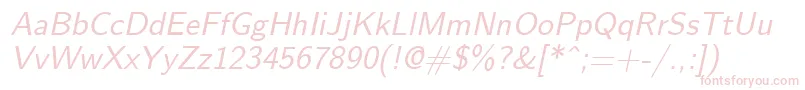 Подробнее о шрифте EmilOblique Шрифт EmilOblique – розовые шрифты