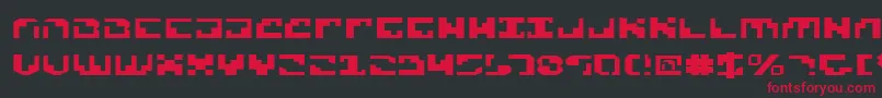 XenophobiaExpanded Font – Red Fonts on Black Background