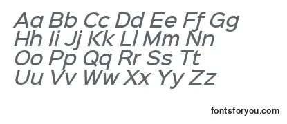 Sinkinsans500mediumitalic Font
