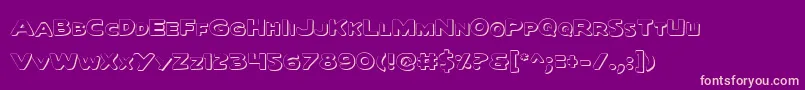 Quarto Font – Pink Fonts on Purple Background