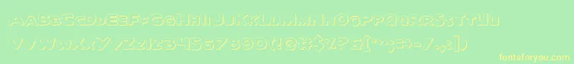 Quarto Font – Yellow Fonts on Green Background