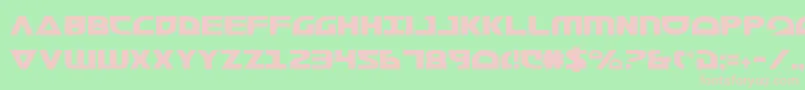 Morsenkv2c Font – Pink Fonts on Green Background