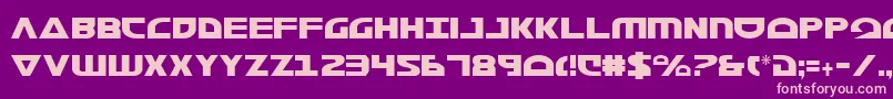 Шрифт Morsenkv2c – розовые шрифты на фиолетовом фоне