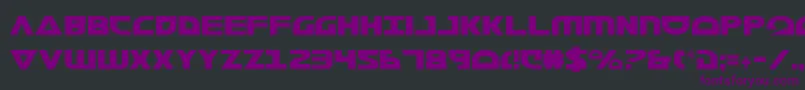 Morsenkv2c-Schriftart – Violette Schriften auf schwarzem Hintergrund