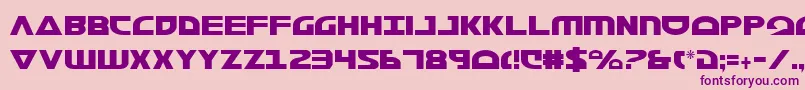 Morsenkv2c Font – Purple Fonts on Pink Background