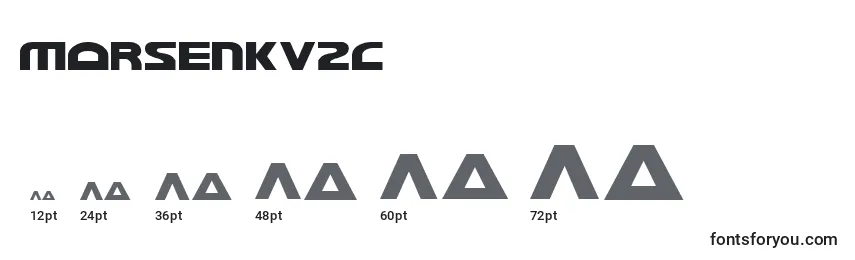 Размеры шрифта Morsenkv2c