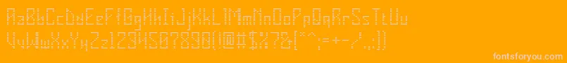 Шрифт VInsider – розовые шрифты на оранжевом фоне