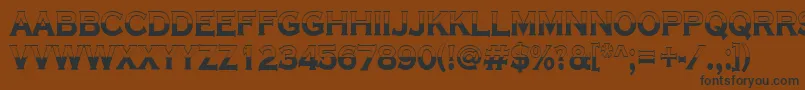 More about Copper8 Font Copper8 Font – Black Fonts on Brown Background