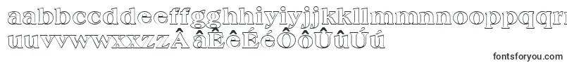 Шрифт AmphionoutlineRegular – фризские шрифты