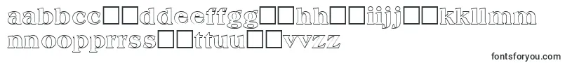 AmphionoutlineRegular-Schriftart – esperanto Schriften
