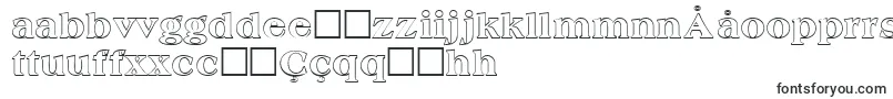 フォントAmphionoutlineRegular – ウズベク文字