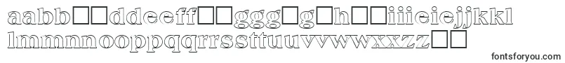 Шрифт AmphionoutlineRegular – мальтийские шрифты