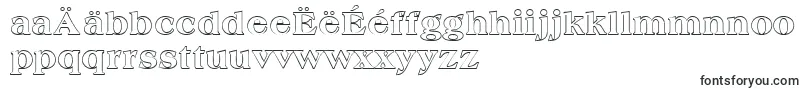 フォントAmphionoutlineRegular – マケドニア文字