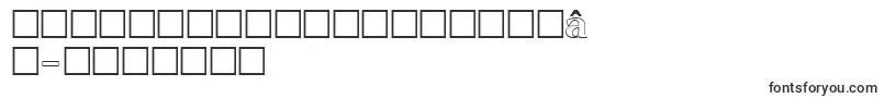 AmphionoutlineRegular-Schriftart – hebräische Schriften