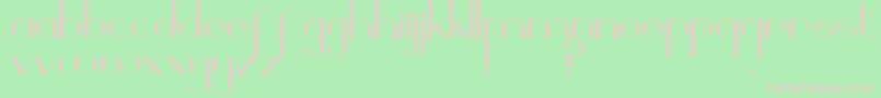 Geobrijel Font – Pink Fonts on Green Background